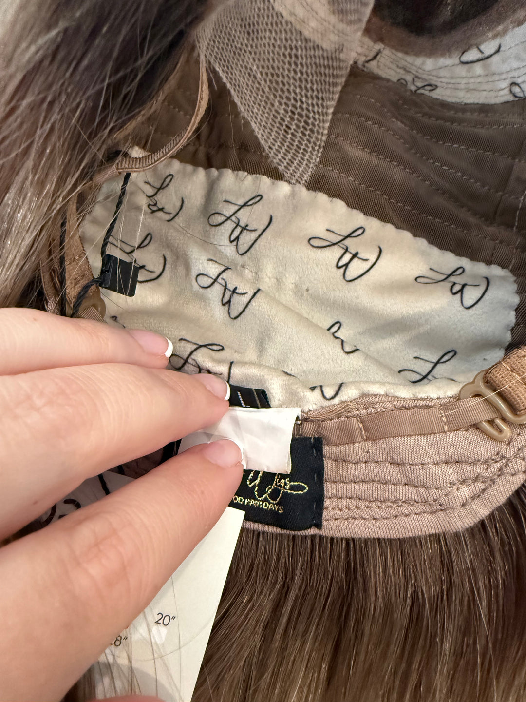 “B3013” [L] 18” Lace top wig