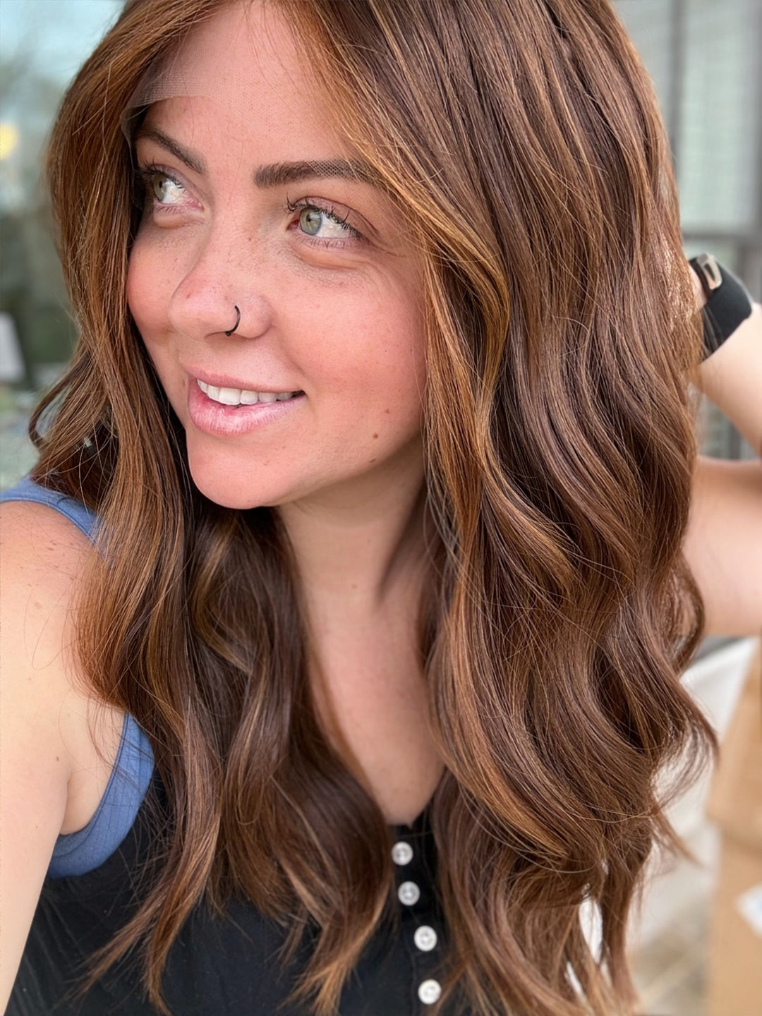 "Rose" [M] 22" Lace Top Wig