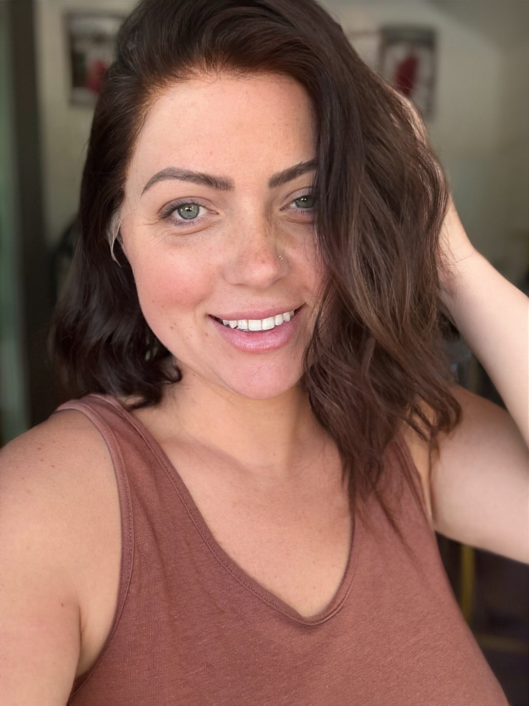 “Alex” [S] 15” Lace top wig