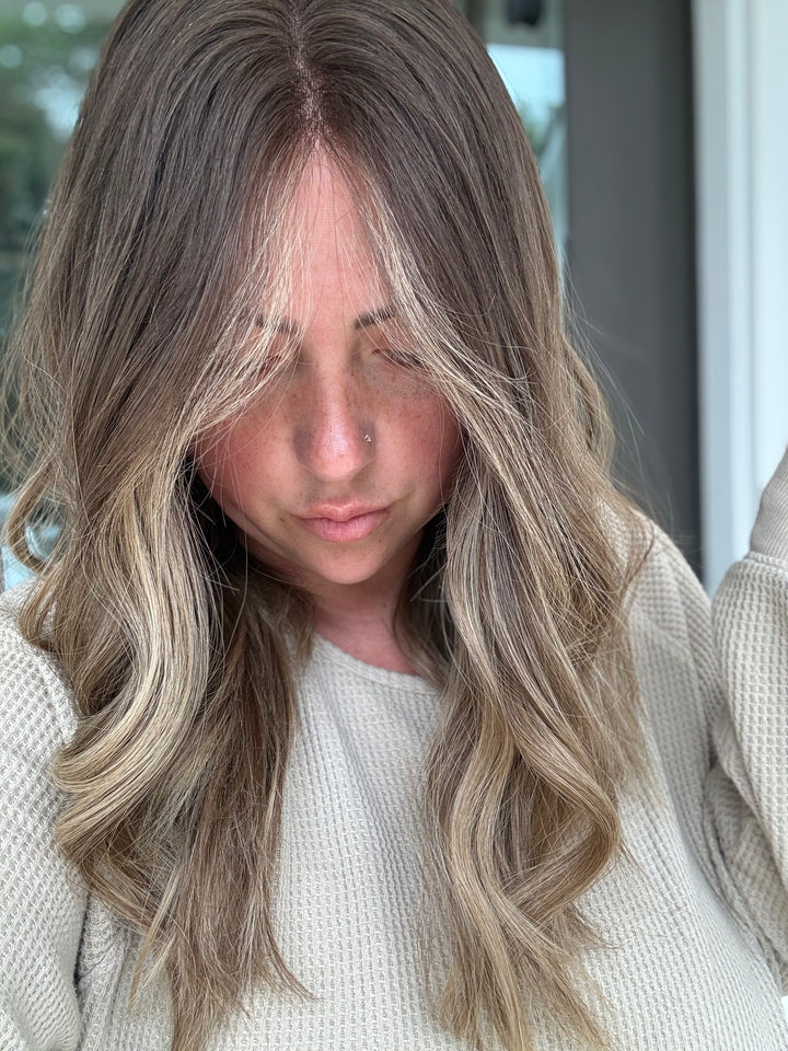 “Ella Langley” (XS) 18” Lace Top Wig