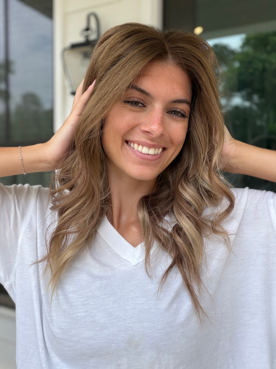 “B3012” (M) 18” Lace Top Wig