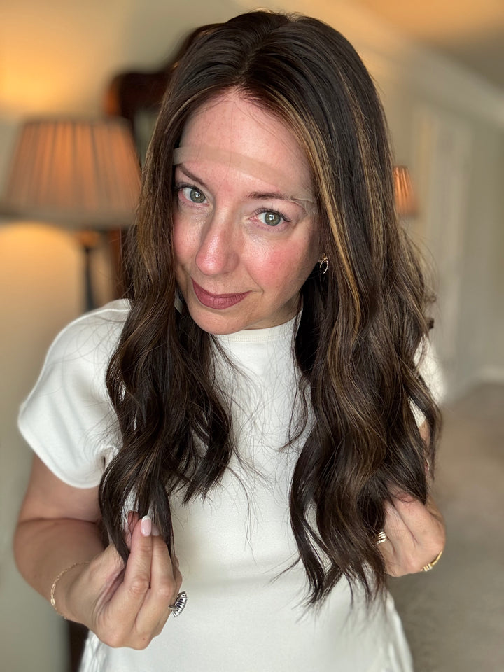 Junie  with balayage (M) 20” Lace Top Wig
