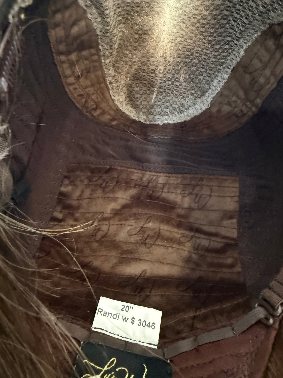 “Randi w $” 20” [M] lace top wig
