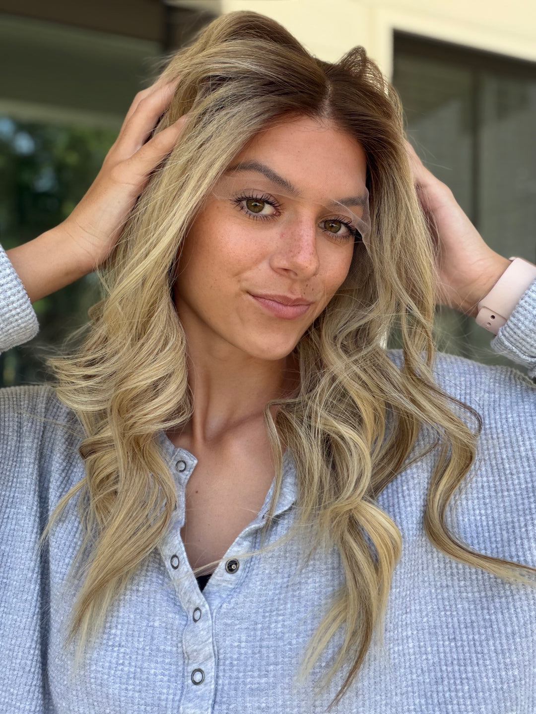 “B3014” (XS) 20” Lace Top Wig