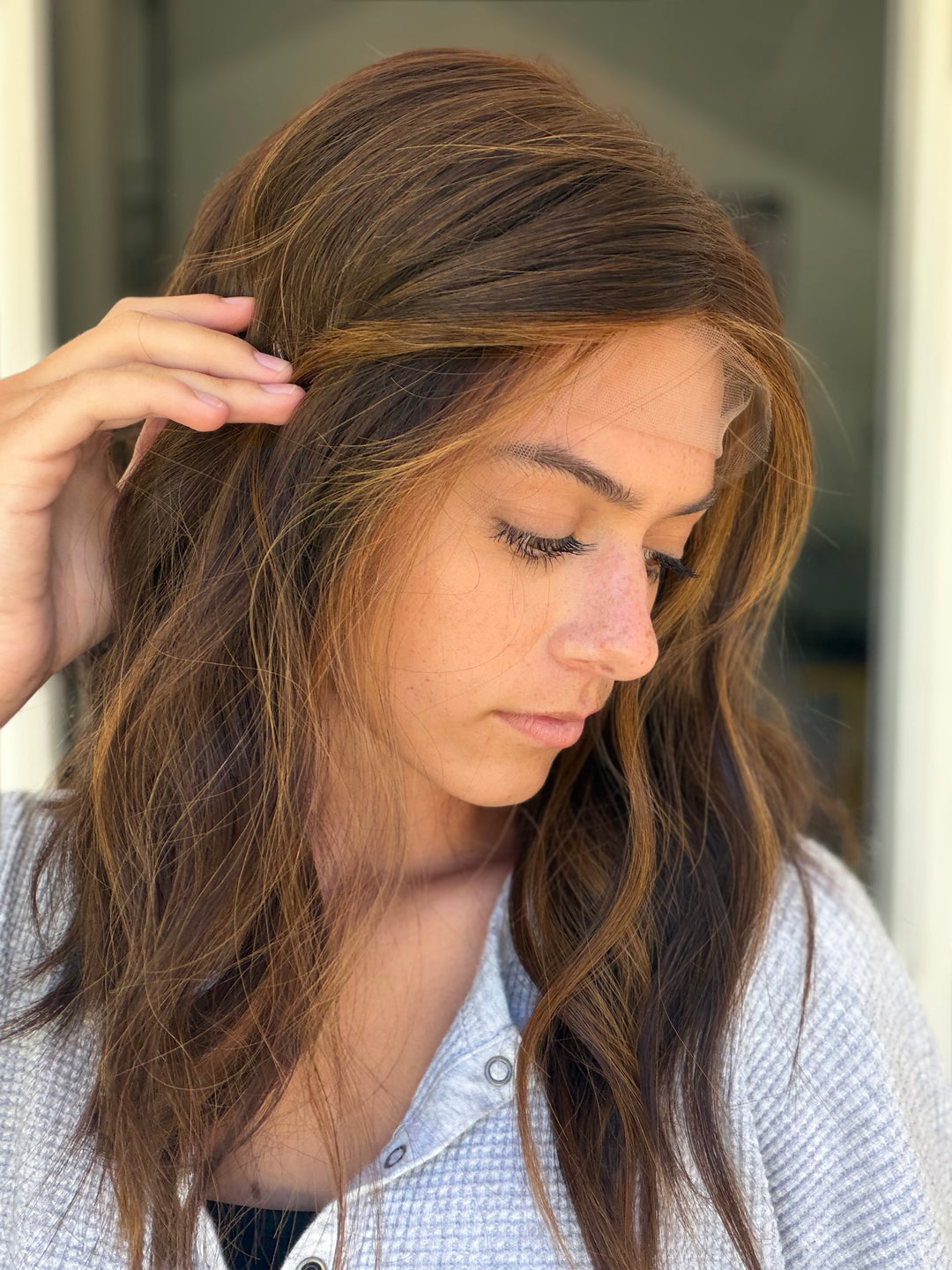 Cora (XS) 18” Lace Top Wig