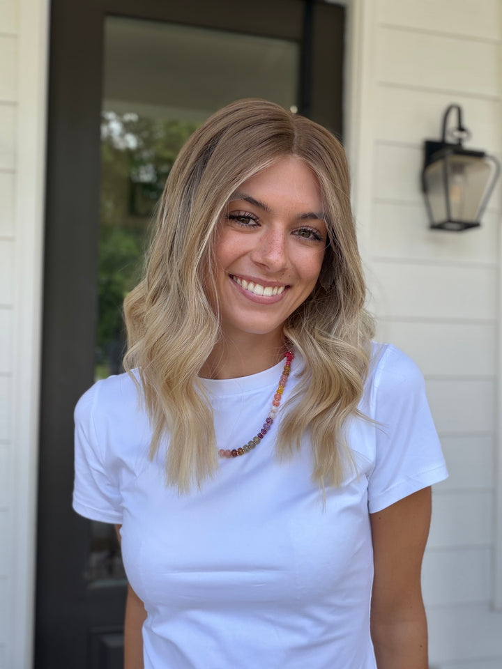 Champagne Smoke (S) 16” Lace Top Wig