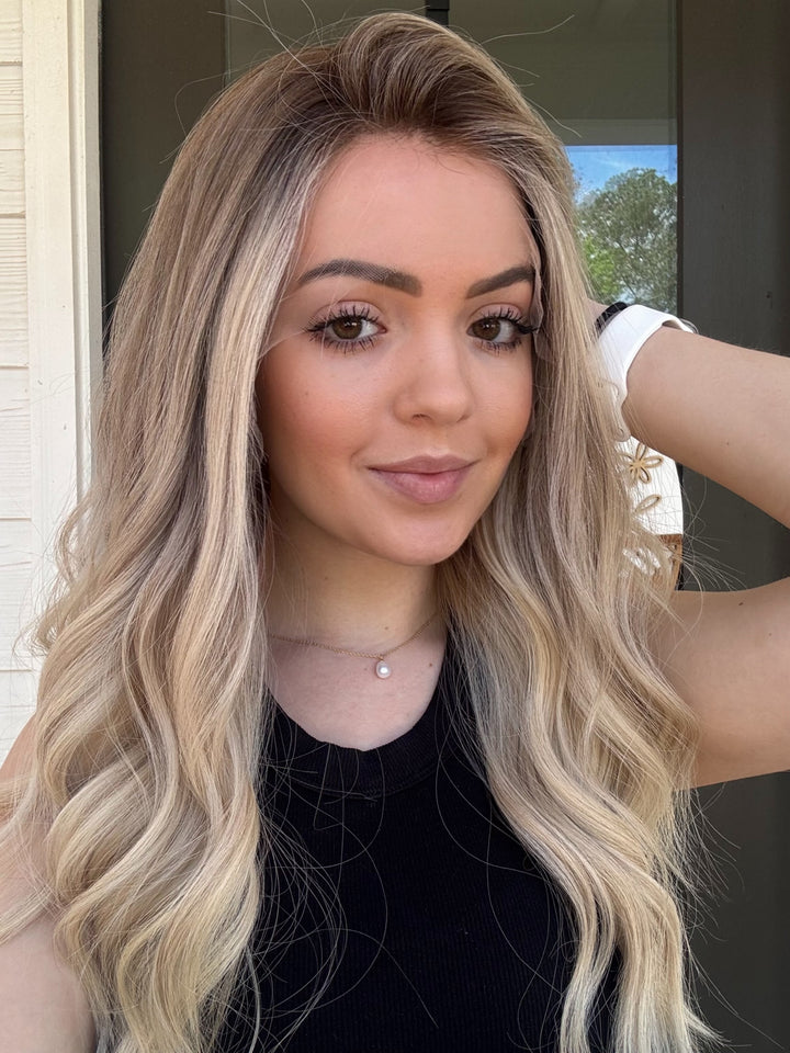 “B2689” [S] 18” Lace Top Wig