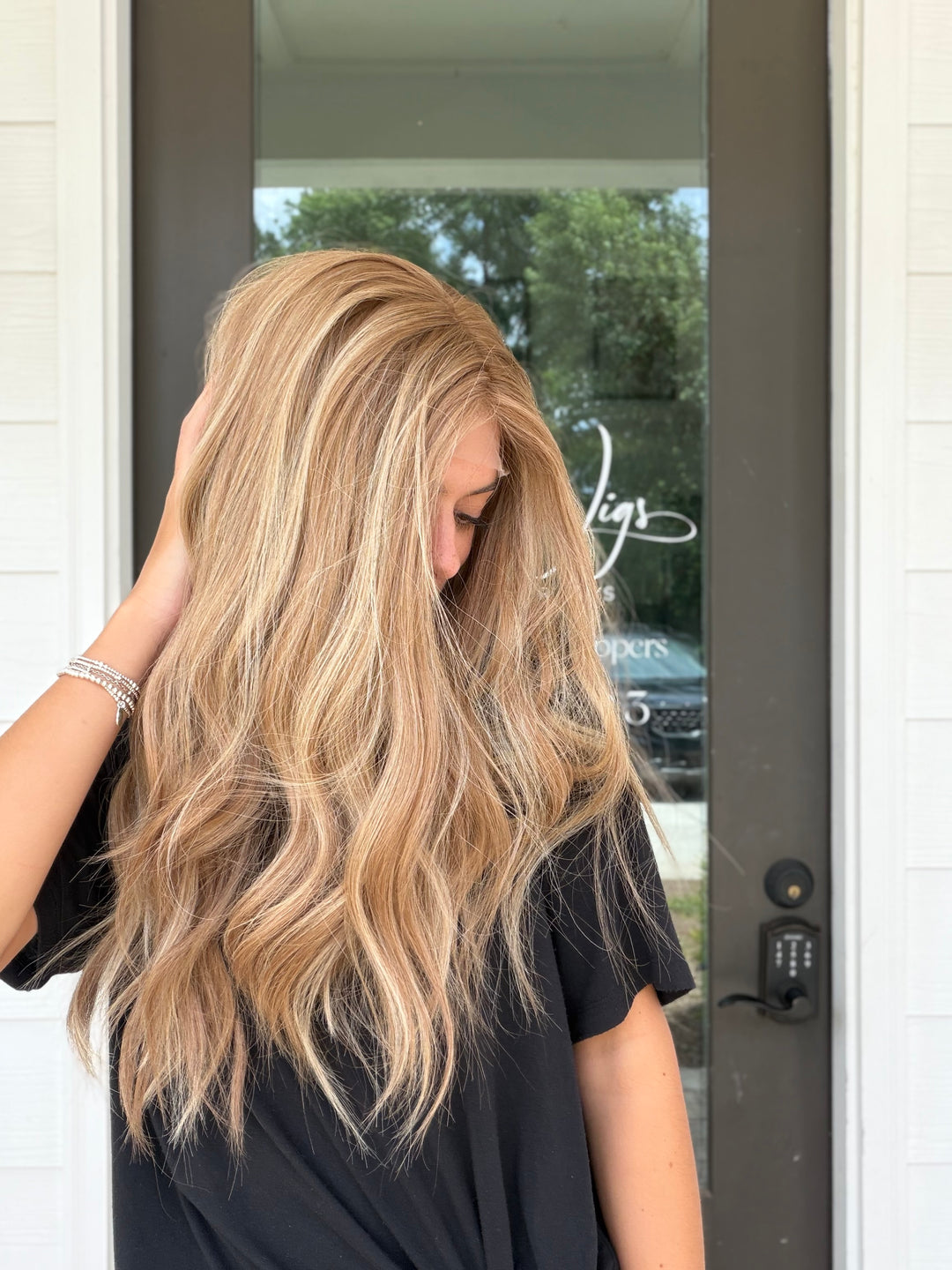 Lacey (M) 22” Lace Front Silk Top Wig
