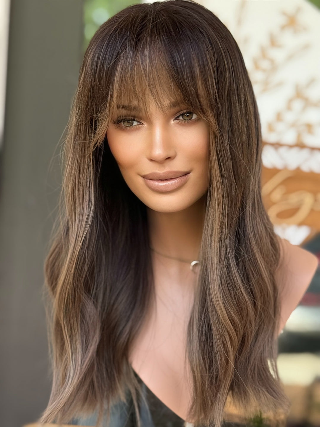 “Jenny” [S] 20” Lace Front Silk Top Wig