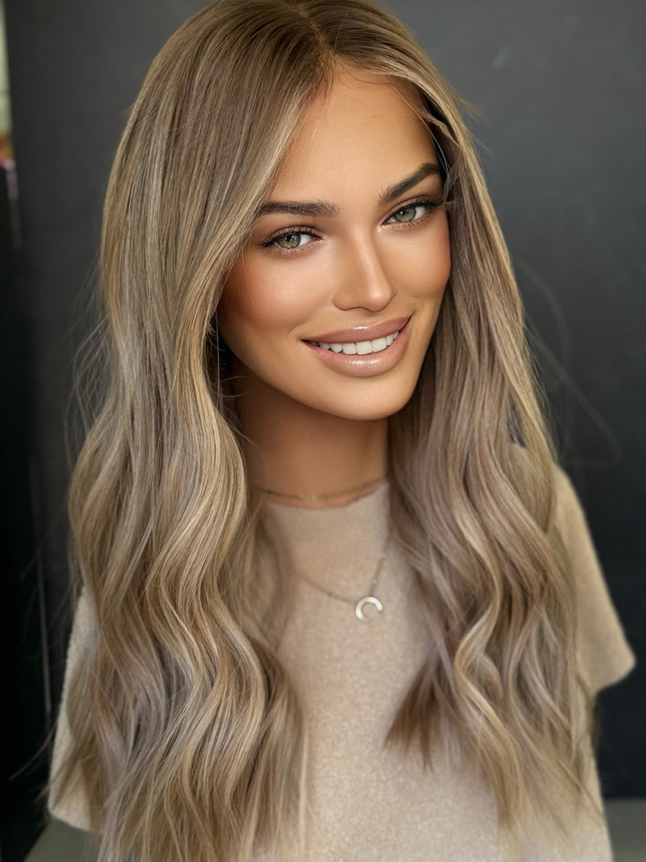 “Golden Hour” [XS] 21” Lace Top Wig