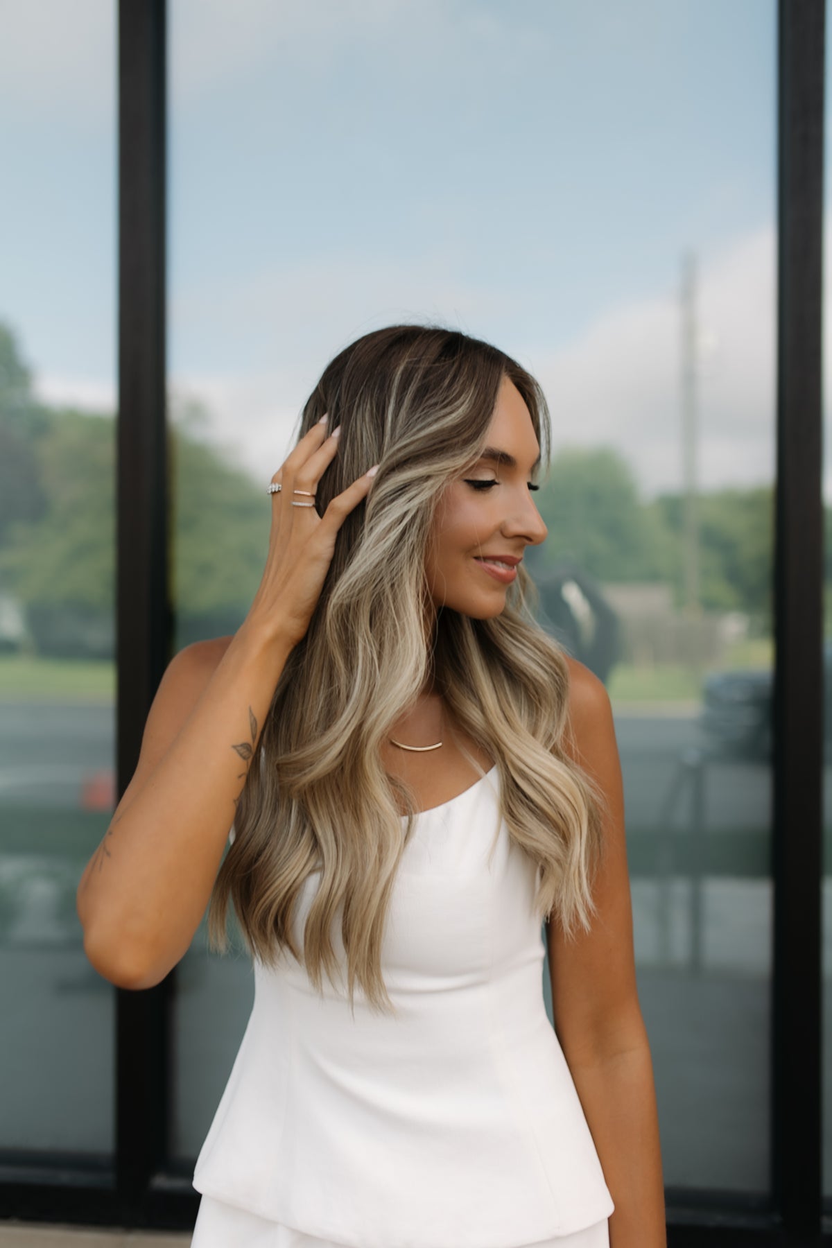 Danielle Ambassador 22" Mongolian Human Hair Lace Top Wig, photo 6 of 35
