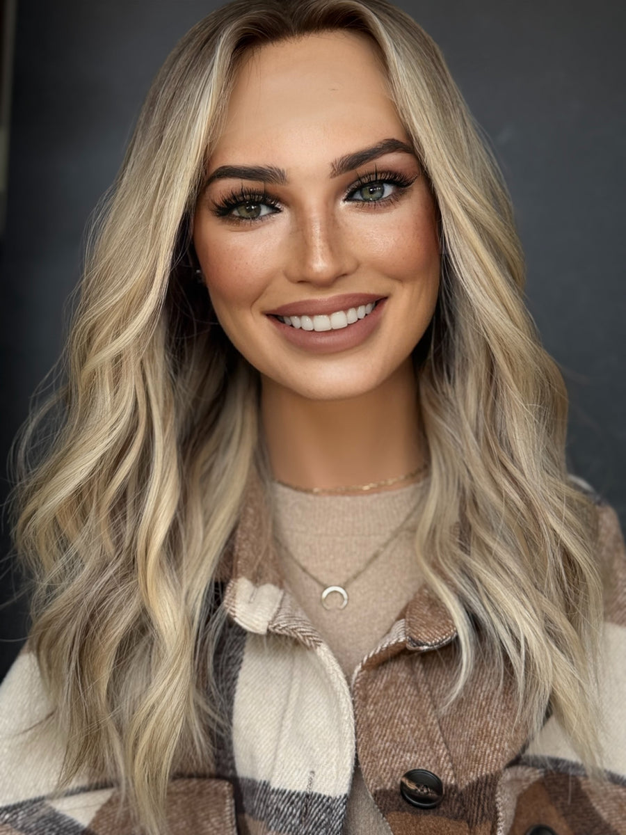 “B2827” [S] 18” Lace Top Wig