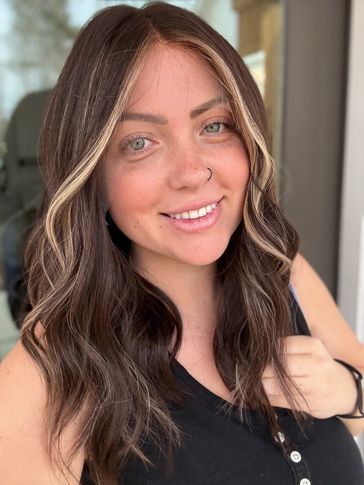 3B2896 [S] 18" Lace Top Wig