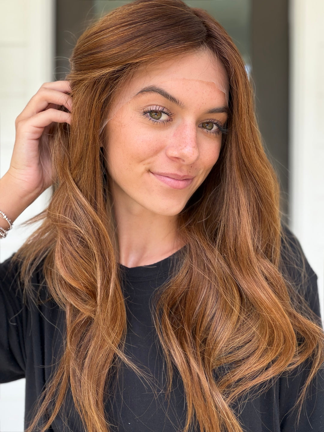 Eva (M) 22” Lace Front Silk Top Wig