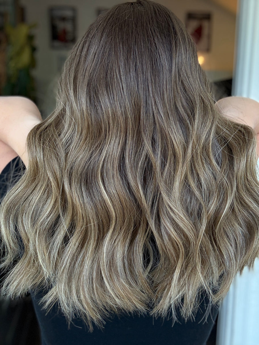 “Augusta” [S] 18” Premium Human Hair Lace Top Wig