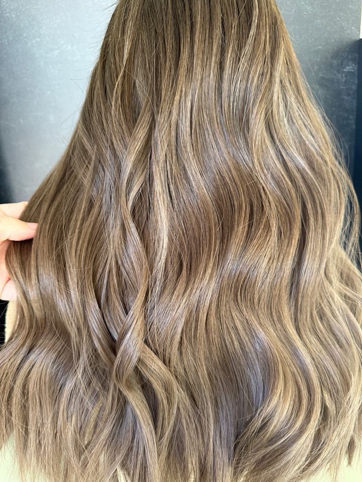 “Mocha Drift” [M] 21” Lace Top Wig