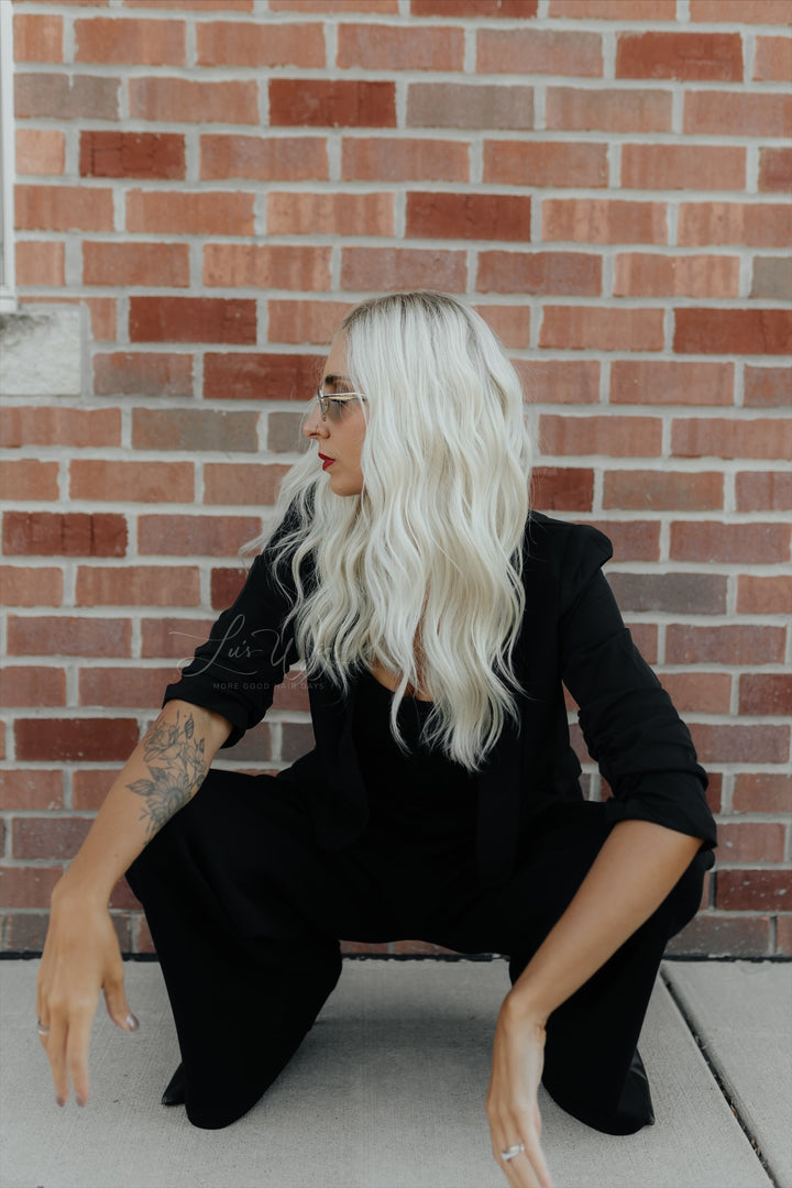 “Aurora” Glam Co. 20” Lace Top Wig