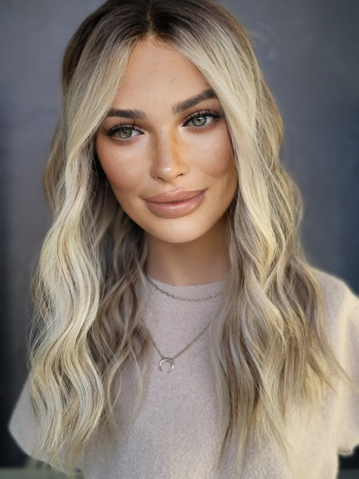 “B2863” [S] 20” Lace Top Wig