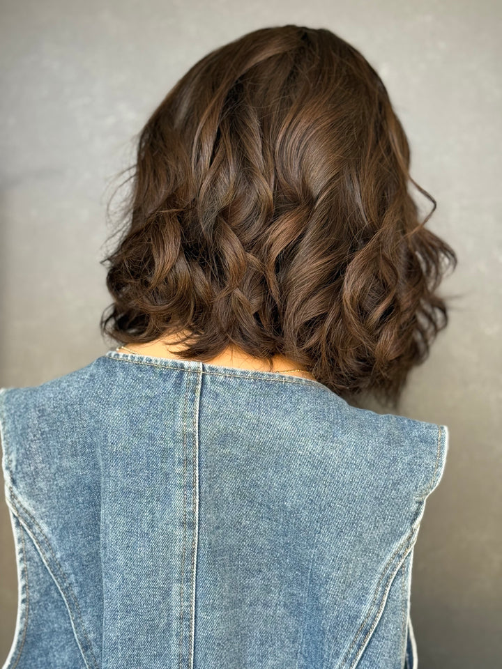 Medium Chocolate Brown [M] 13” Euro Co. Lace Top Wig