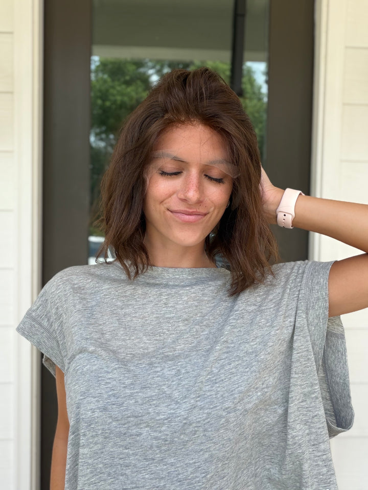 Medium Chocolate Brown [M] 13” Euro Co. Lace Top Wig