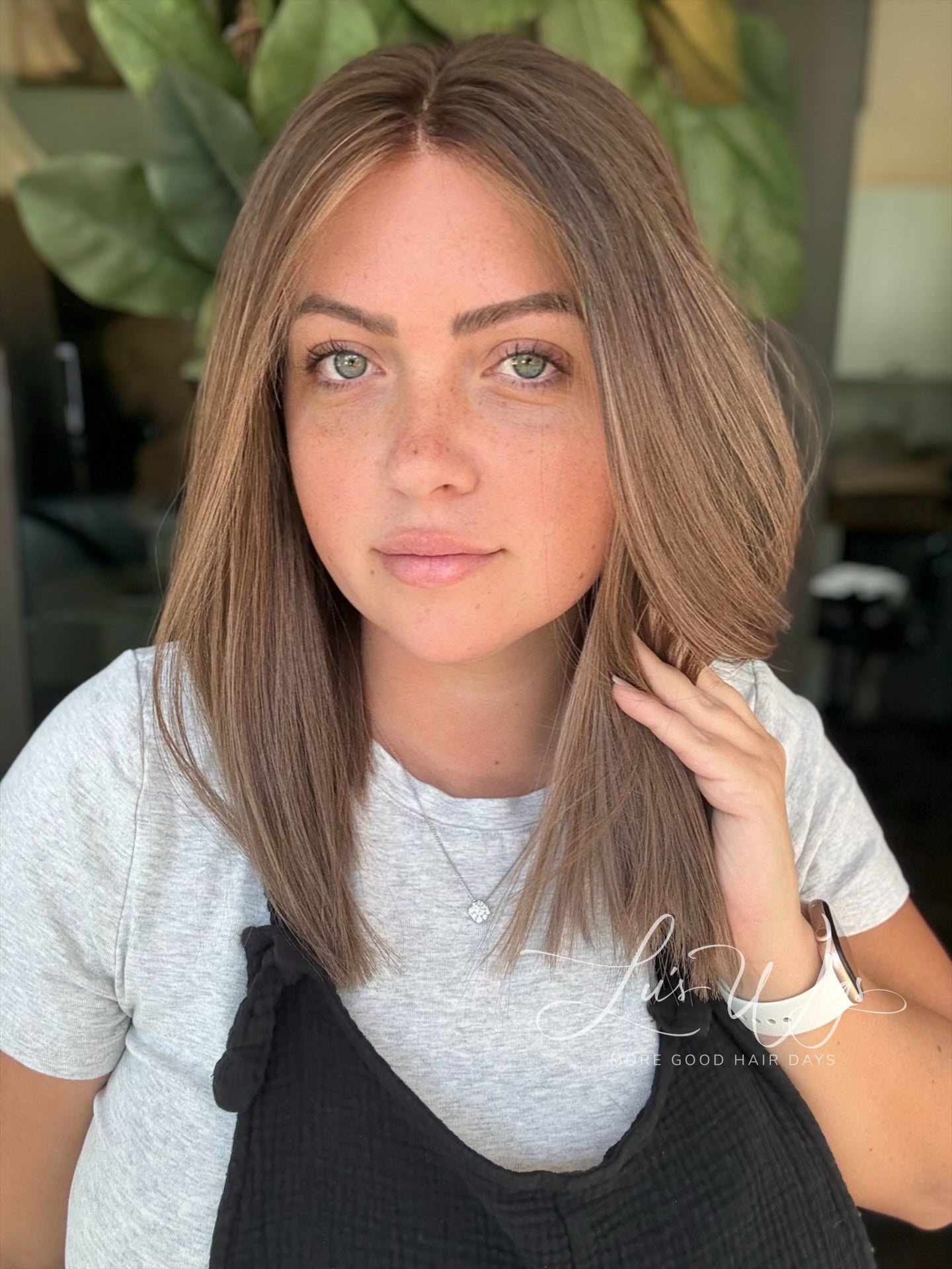 “Mocha Drift” [M] 16” Lace Top Wig