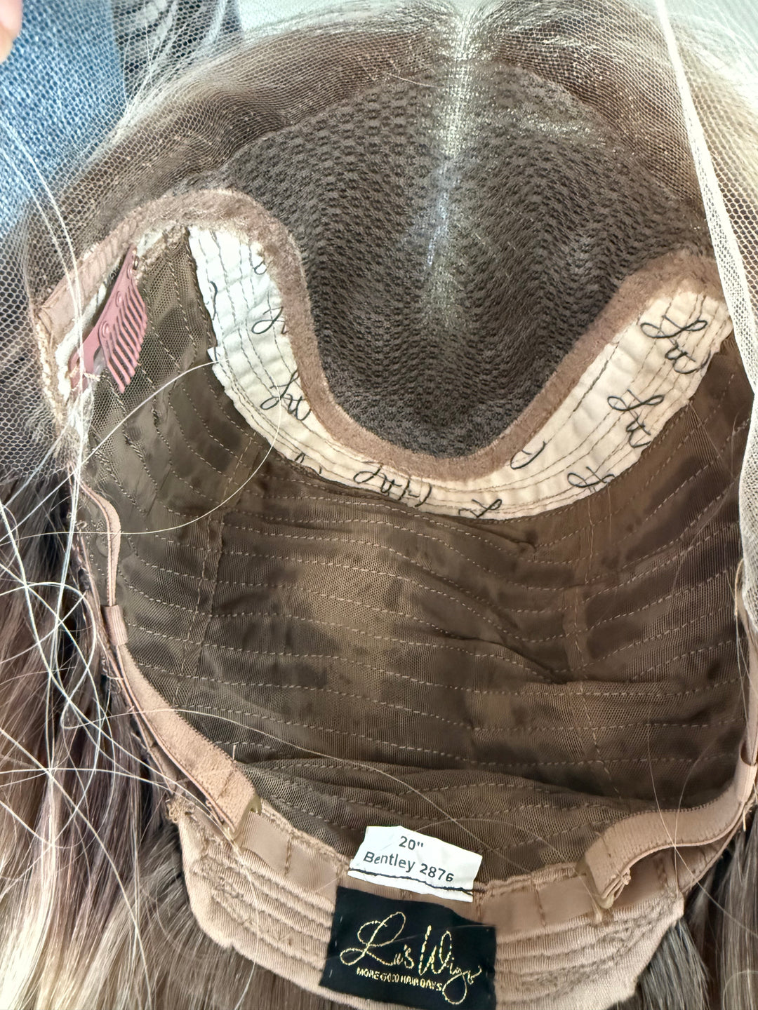 “Dark Bentley” [M] 20” Lace Top Wig