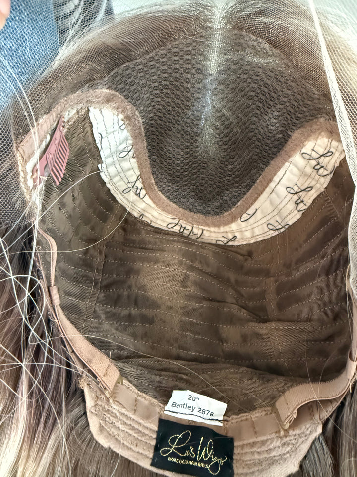 “Dark Bentley” [M] 20” Lace Top Wig