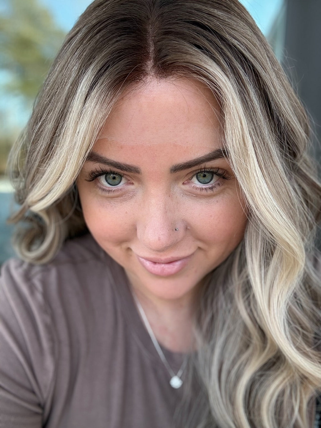 B2838 M 22” Lace Top Wig