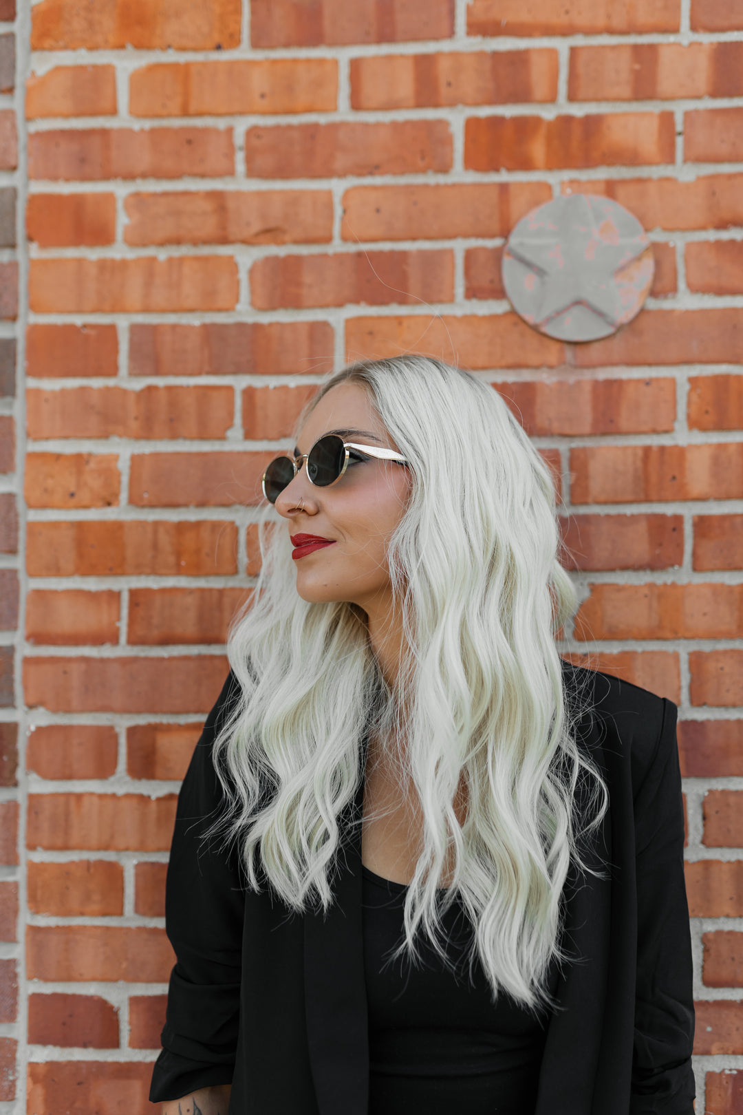 “Aurora” Glam Co. 22” Lace Top Wig