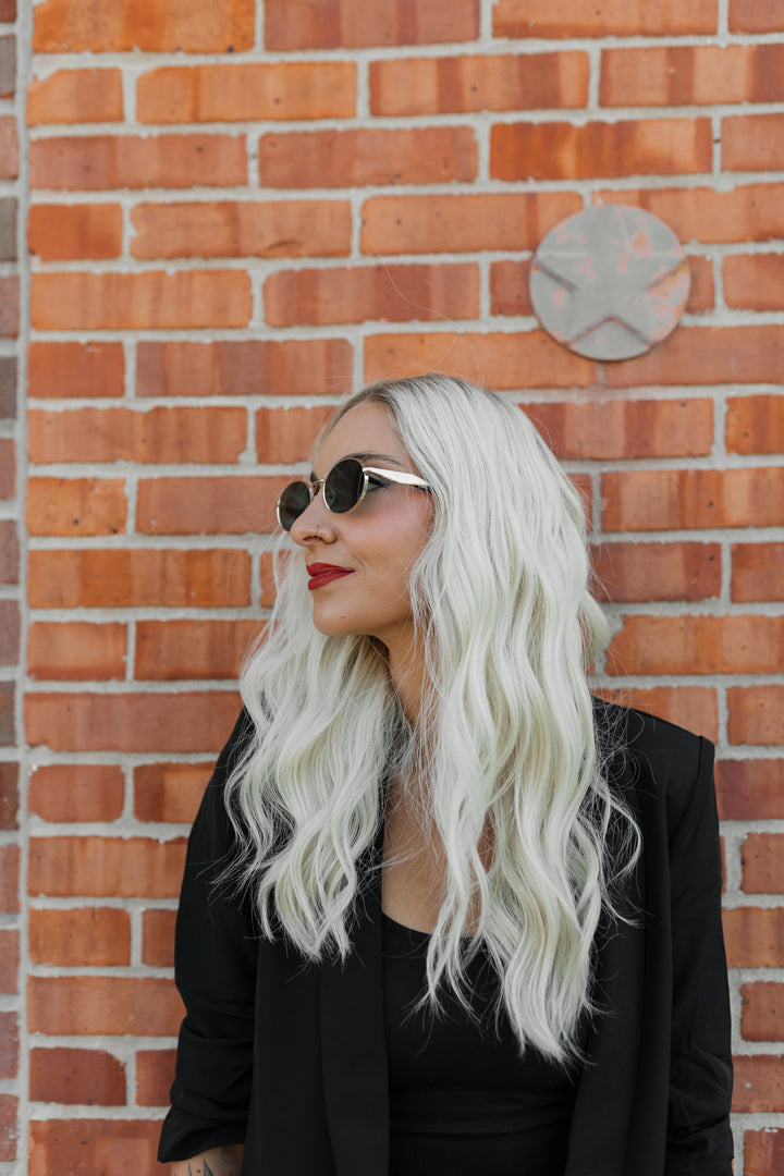“Aurora” Glam Co. 22” Lace Top Wig