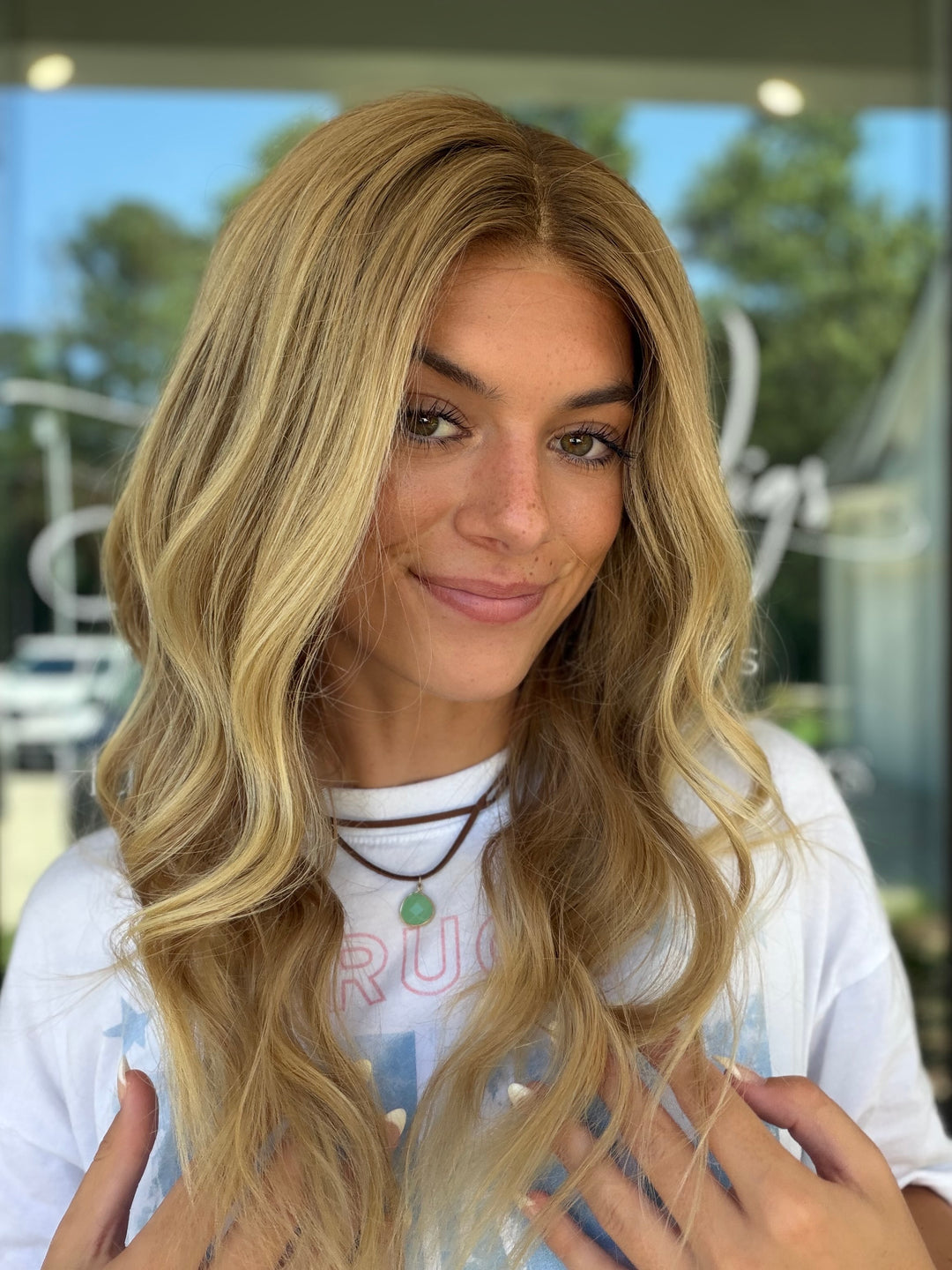 RESALE SS-004 “Norah” M) 20” Lace Top Wig