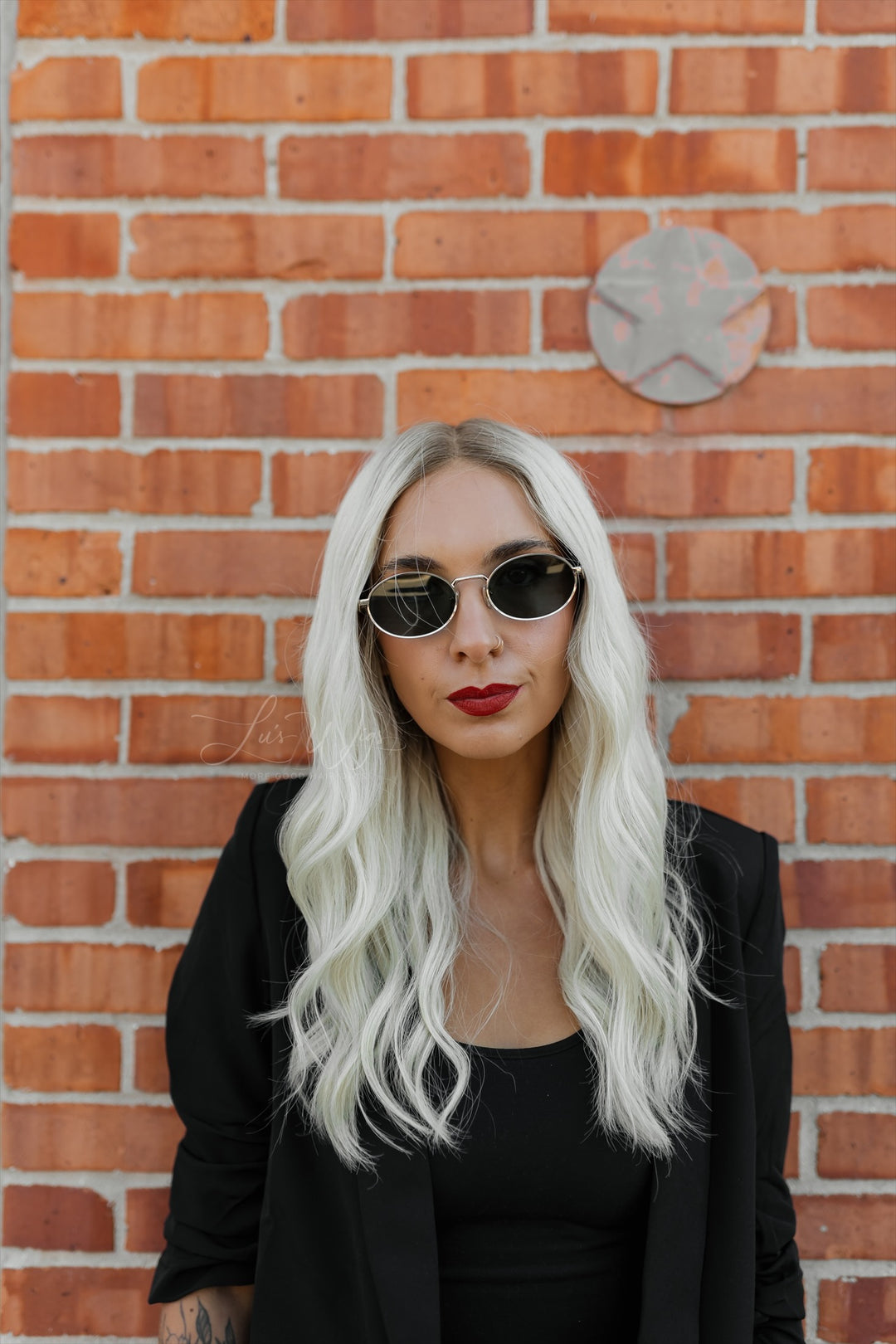 “Aurora” Glam Co. 20” Lace Top Wig