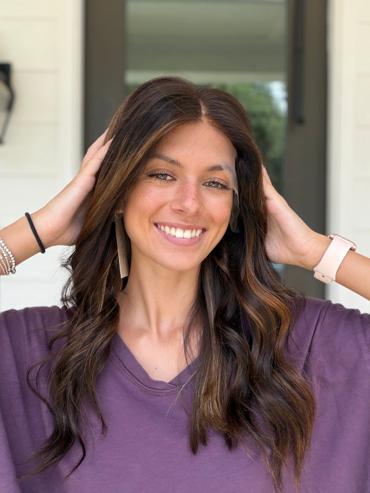 Junie with balayage [10x10] 22” Lace Top Topper