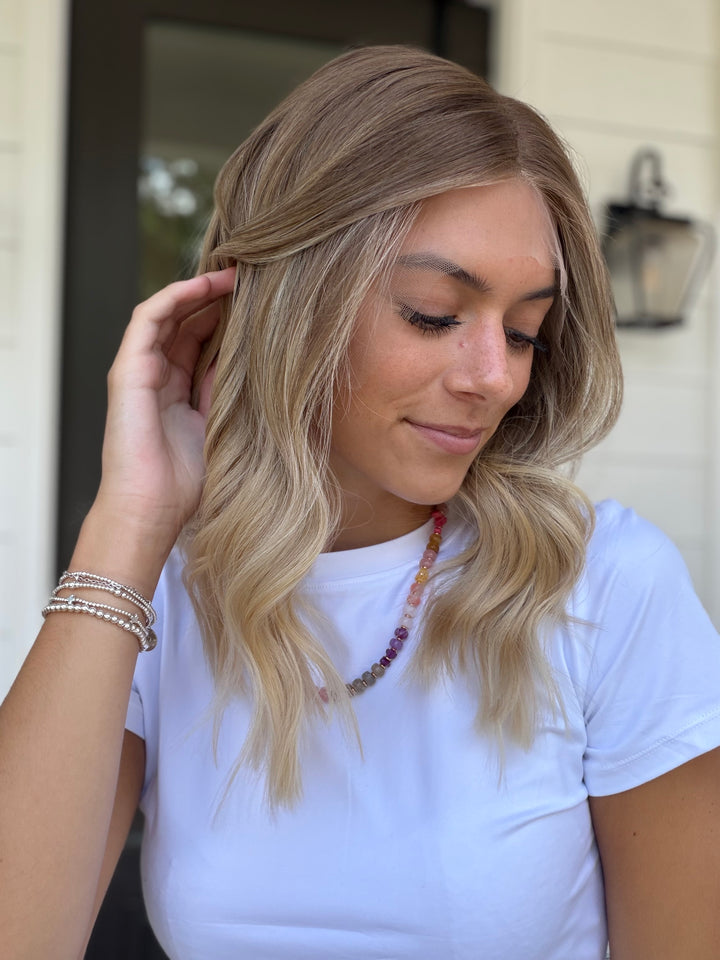 Champagne Smoke (S) 16” Lace Top Wig