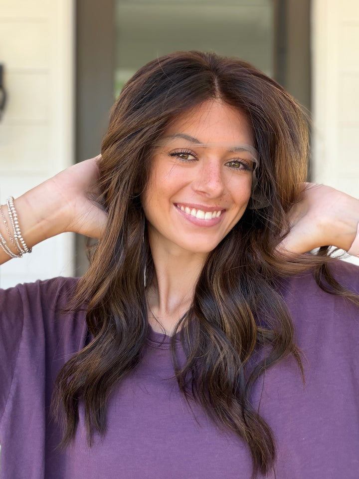 Junie with balayage (L) 20” Lace Top Wig