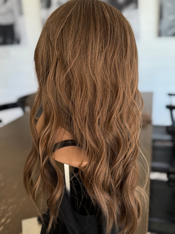 “Stella” [S] 20” Lace Front Silk Top Wig
