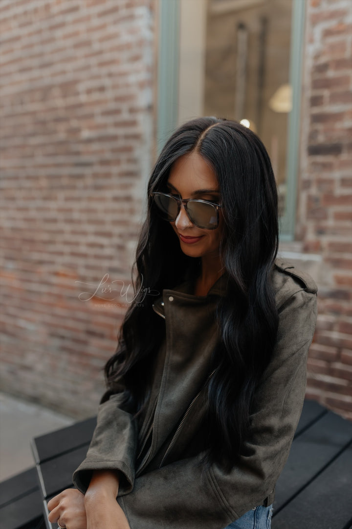 “So Polished” Glam Co. 24” Lace Top Wig