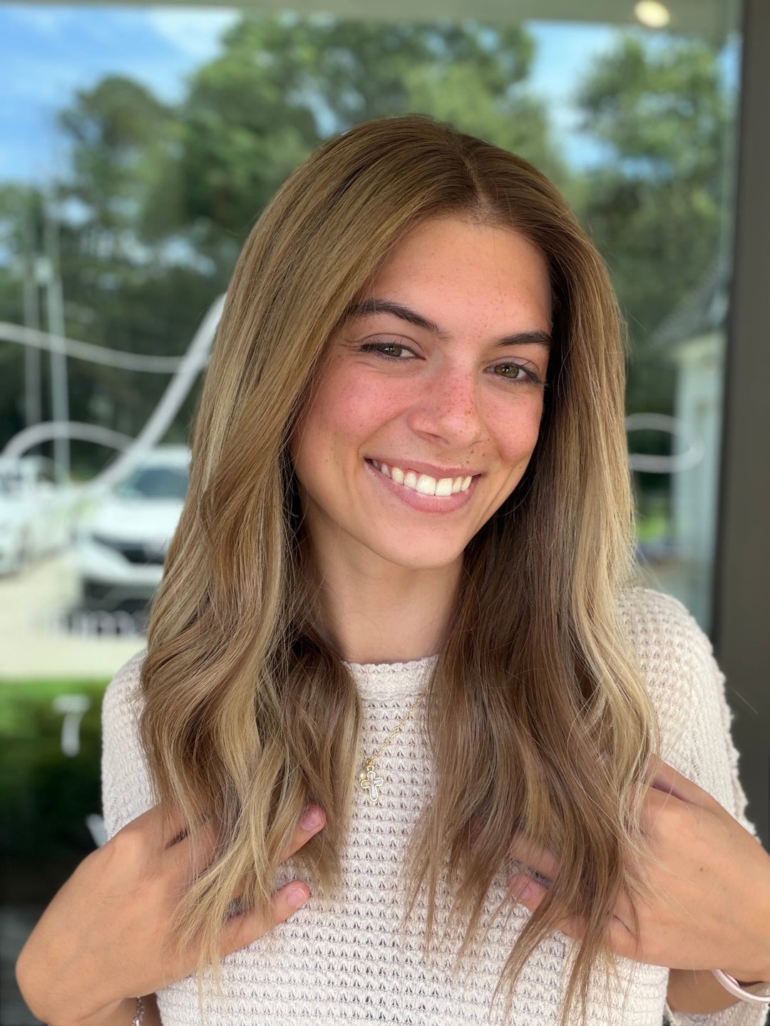 “B3012” (M) 18” Lace Top Wig