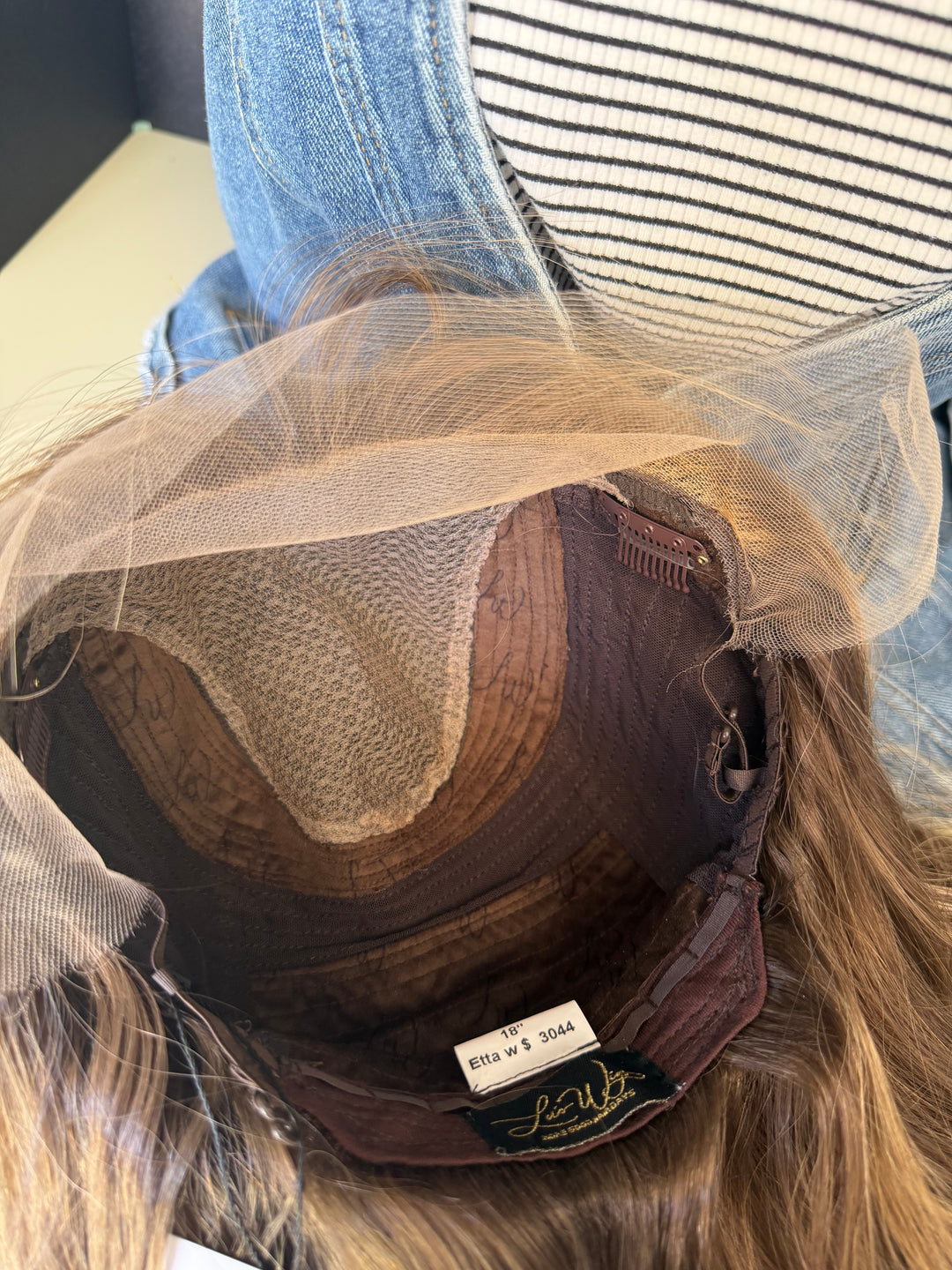 Etta (XS) 18” Lace Top Wig