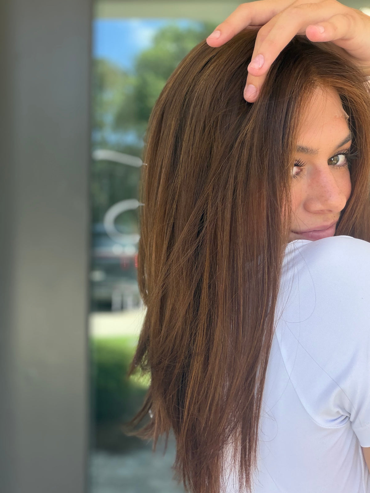 <b>Auburn</b><br><u>XS</u> <br> <l>Signature Mongolian Collection</l> <br> 18” Lace Top Wig