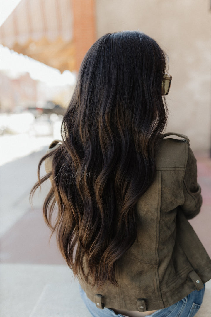 “So Polished” Glam Co. 24” Lace Top Wig