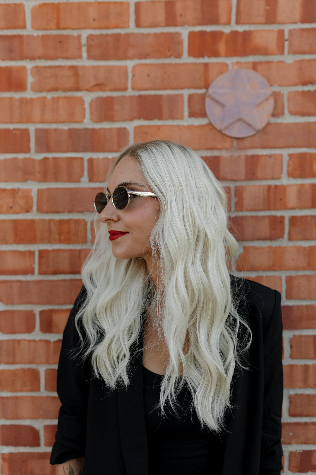 “Aurora” Glam Co. 22” Lace Top Wig
