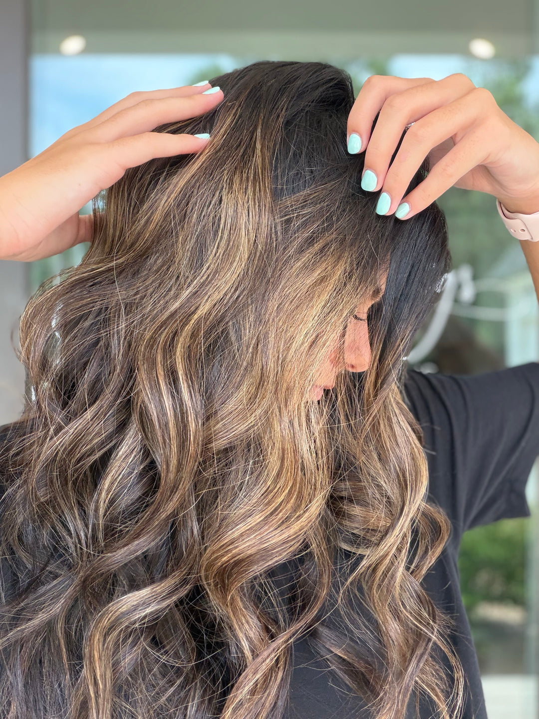 Jordyn with balayage (L) 22” Lace Top Wig