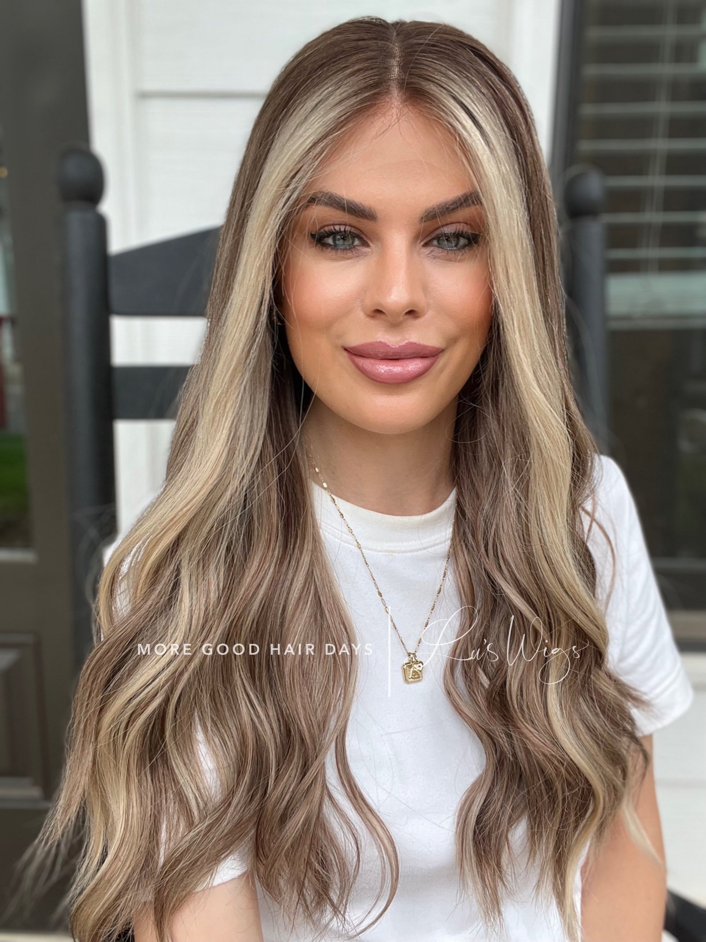 “B2297” [S] 24” Lace Top Wig With Cotton Liner