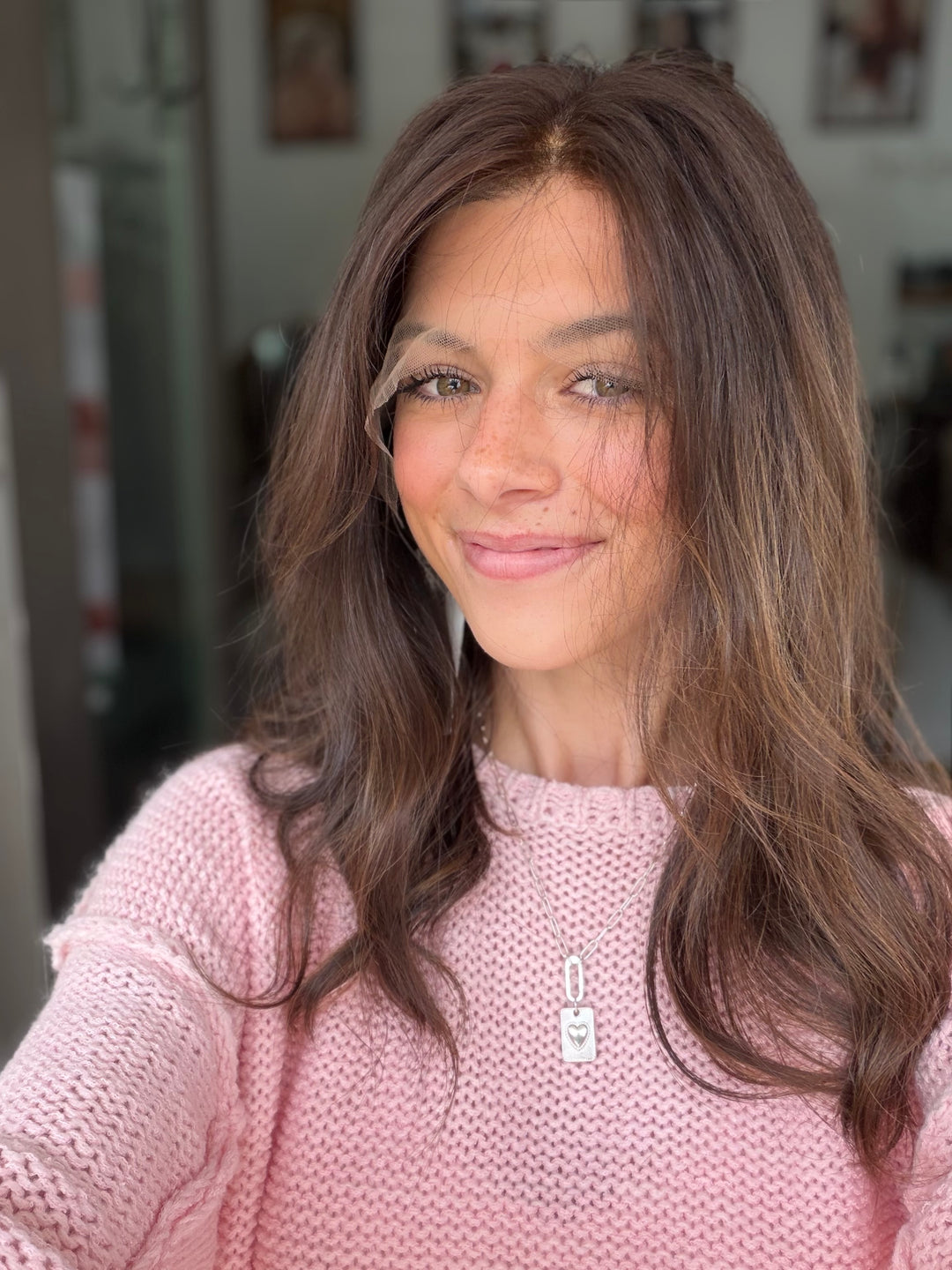 “Alex” [S] 19” Lace top wig