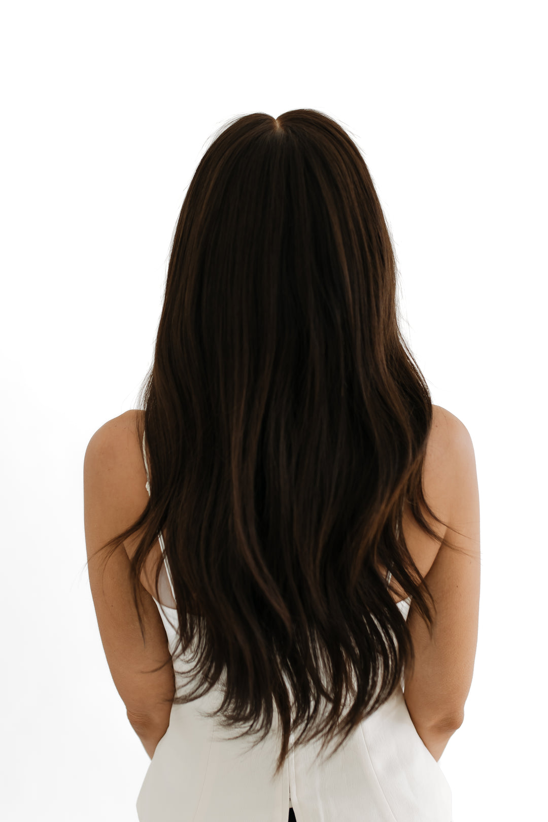 “Espresso” Glam Co. 22” Lace Top Wig