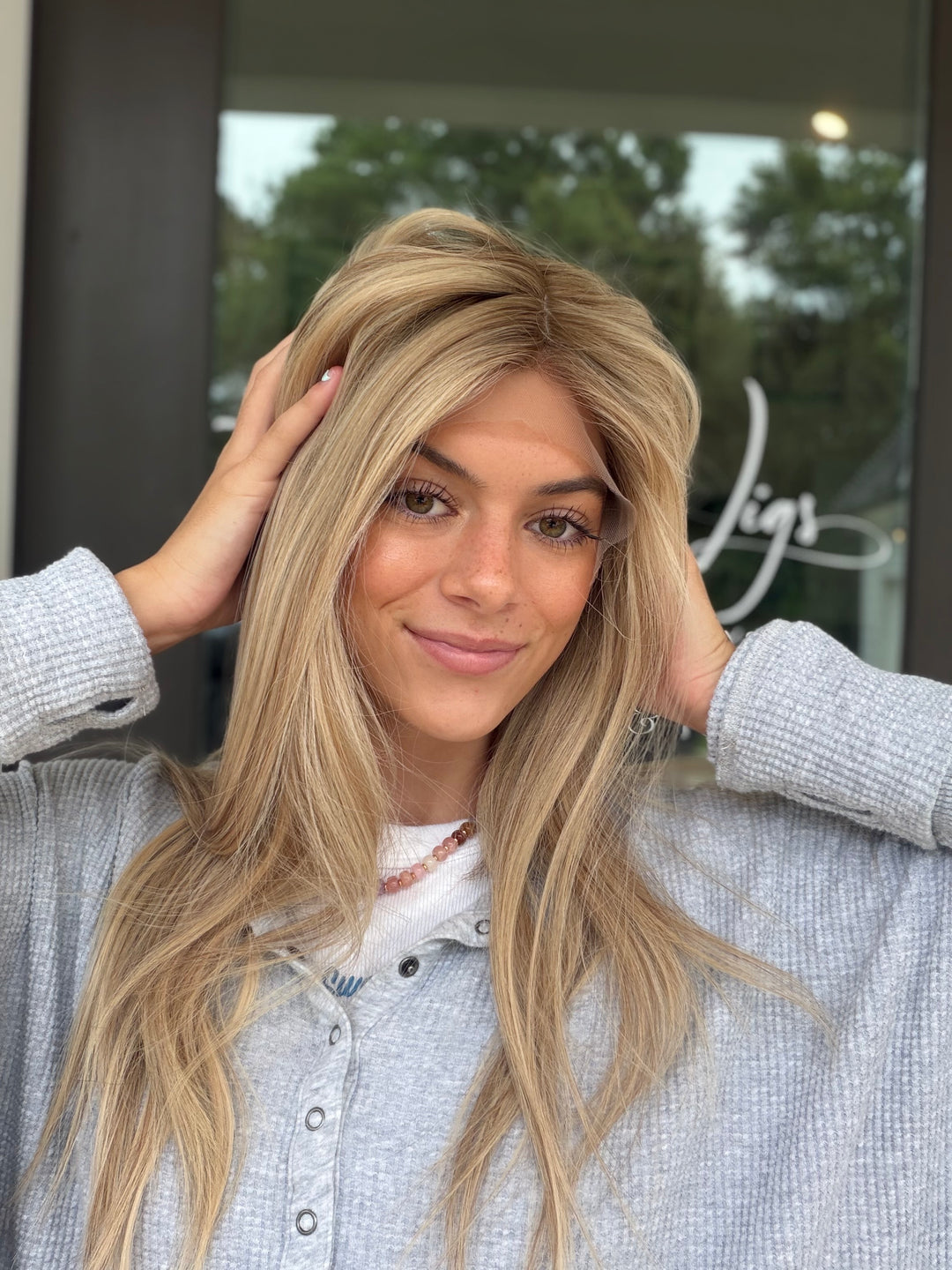 Rachel (M) 22” Lace Front Silk Top Wig