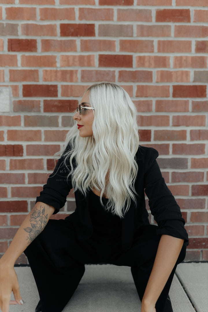 “Aurora” Glam Co. 20” Lace Top Wig