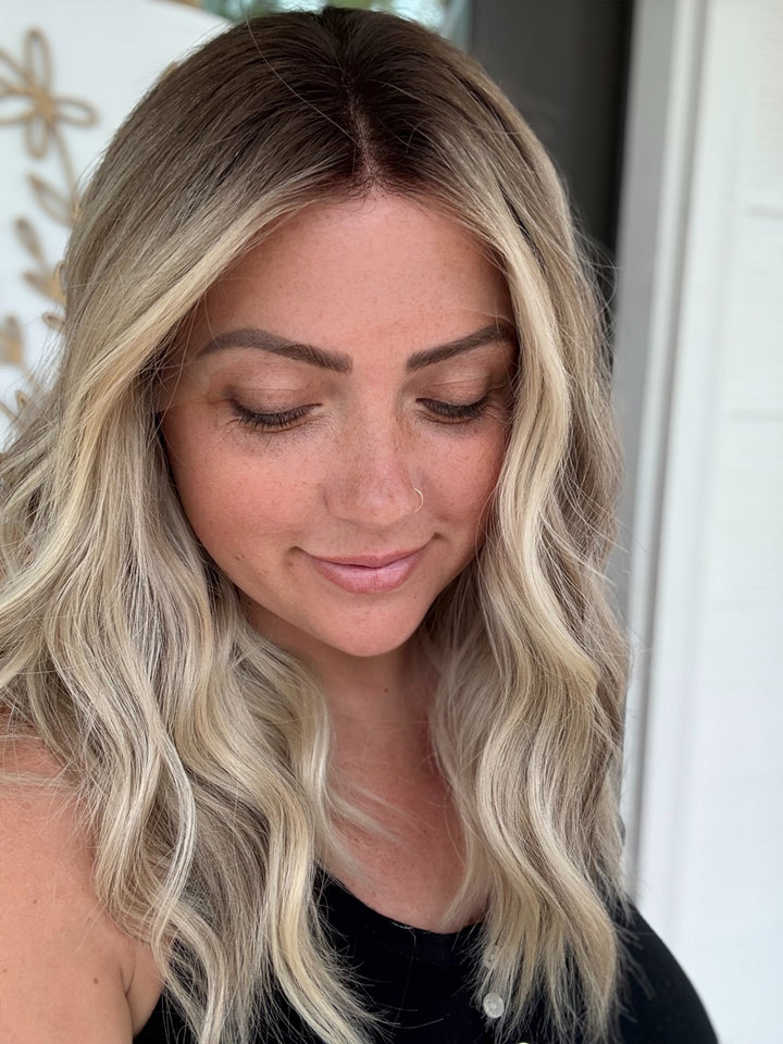 “B2689” [S] 18” Lace Top Wig
