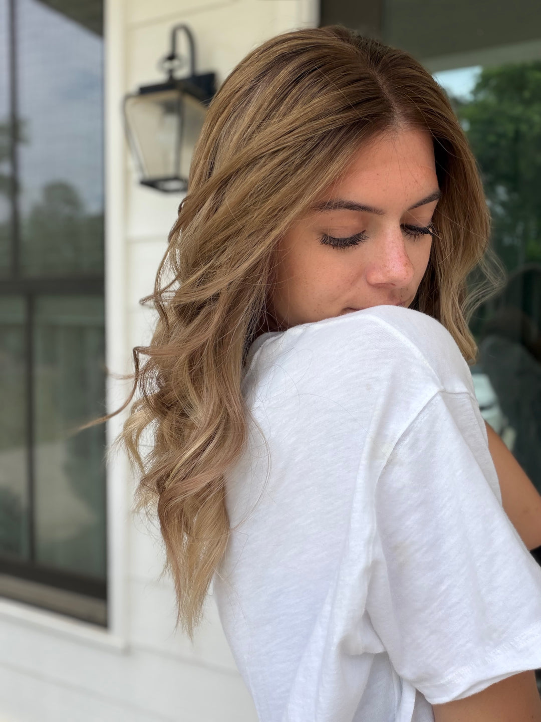“B3012” (M) 18” Lace Top Wig